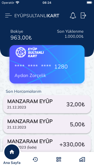 Eyüpsultanlı Kart Screenshot