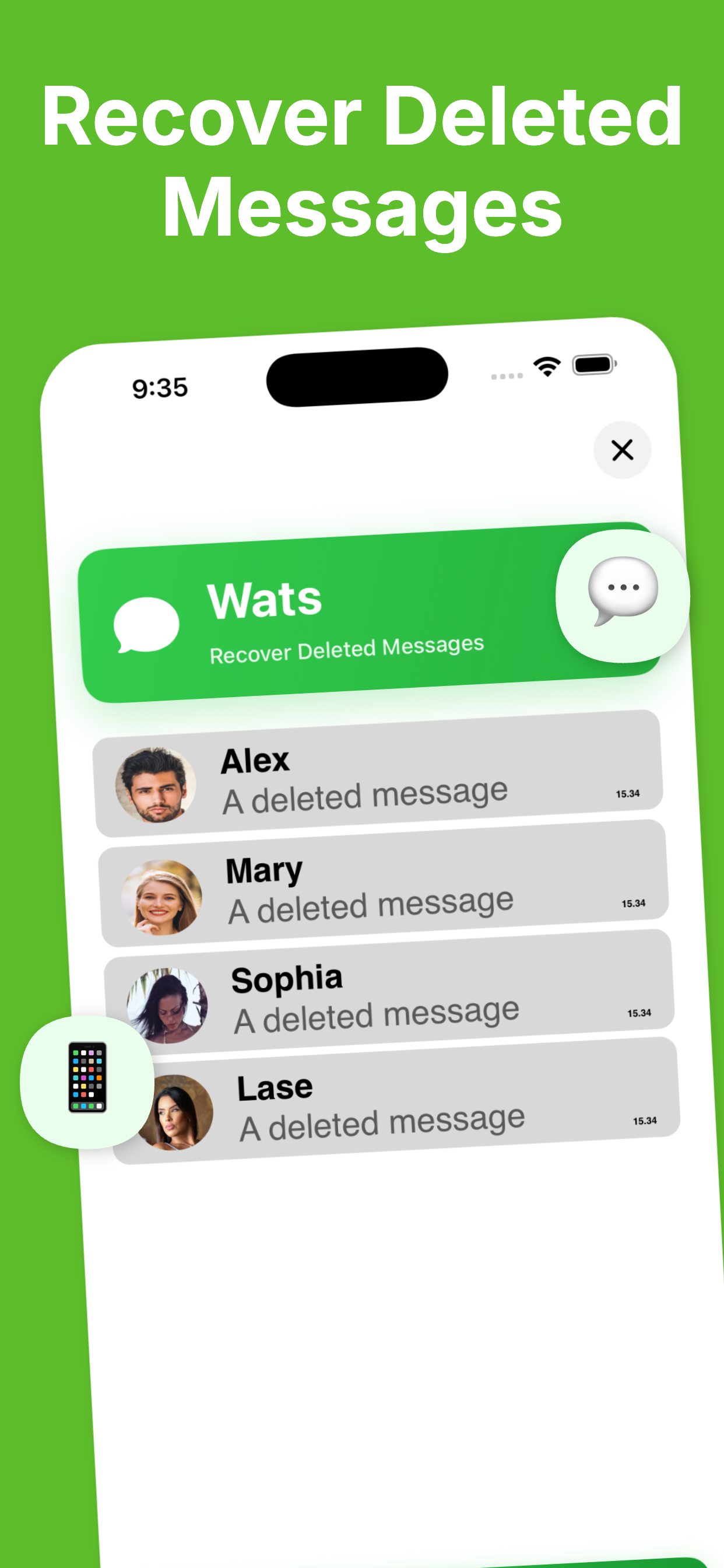 Recover Deleted Messages: Wats