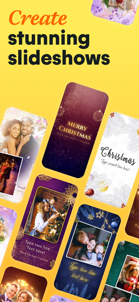 Slideshow Maker : Festive screenshot 1