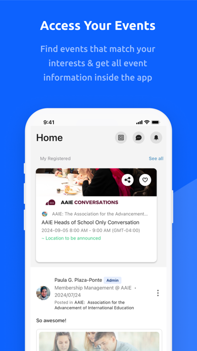 AAIE Connect Screenshot