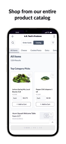 A.R. Teal Produce screenshot