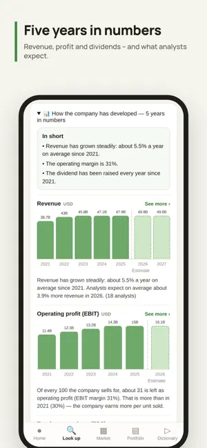 Kiggo: Stocks explained screenshot 2