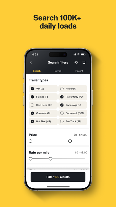 Screenshot #3 pour TruckSmarter Load Board & Fuel