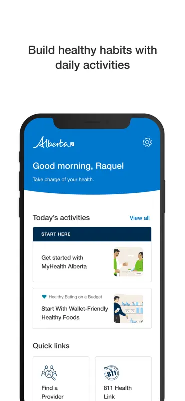 MyHealth Alberta screenshot 3 of 5