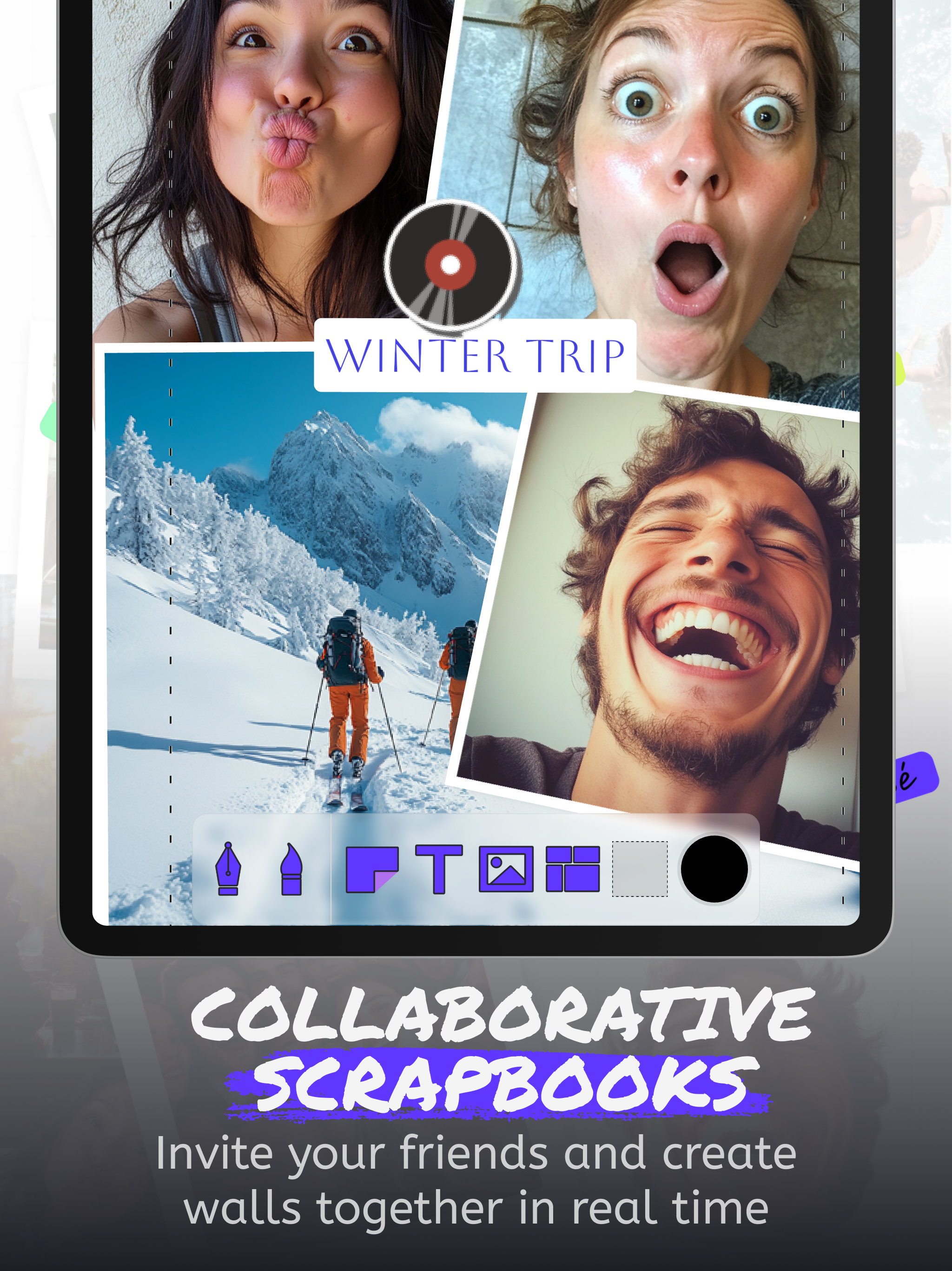 JamWall: Live collage