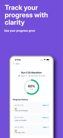 Mirai: Your Goal Tracker screenshot