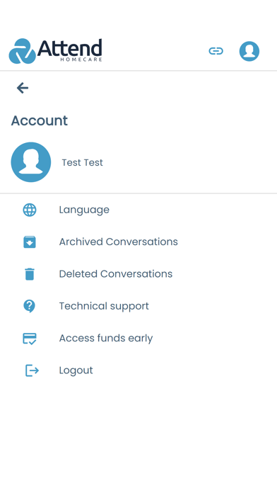Attend Home Care Screenshot