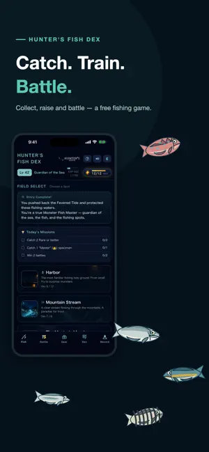 HUNTER'S FISH DEX: Fishing RPG screenshot 1