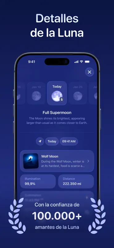 Moonlitt: fases de la Luna screenshot 10 of 10