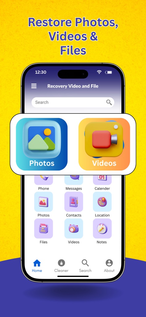 Recovery Video and File - Education App | MWM