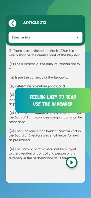 Zambian Constitution screenshot 4