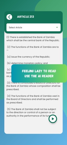 Zambian Constitution Screenshot 4 of 5