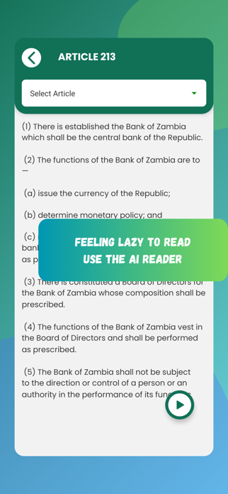 Zambian Constitution Screenshot 4 of 5
