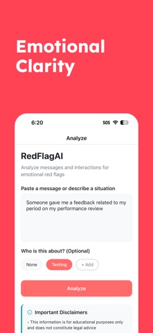 RedFlagAI Screenshot 1 of 7