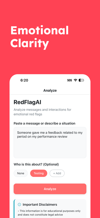 RedFlagAI Screenshot 1 of 7