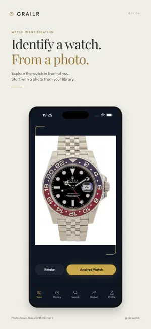 Grailr - Watch Scanner screenshot 1