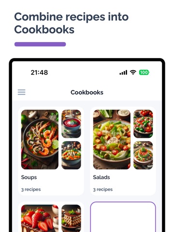 Foodarus - My recipes calories ipad screenshot 4