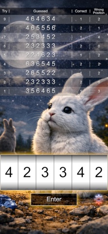 Guess Passcode - Classic 1A2B Screenshot 2 of 6