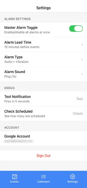 My Calendar Alarms screenshot 3