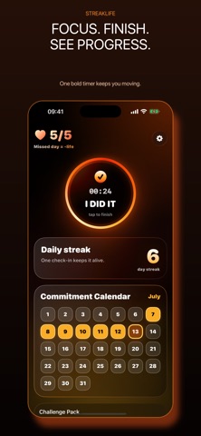 StreakLife Habit Tracker screenshot