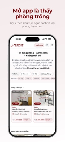 GoPlus – Tìm phòng & căn hộ