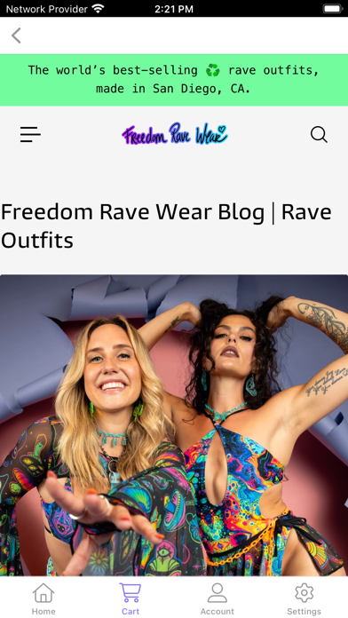 Freedom Rave Wear Screenshot