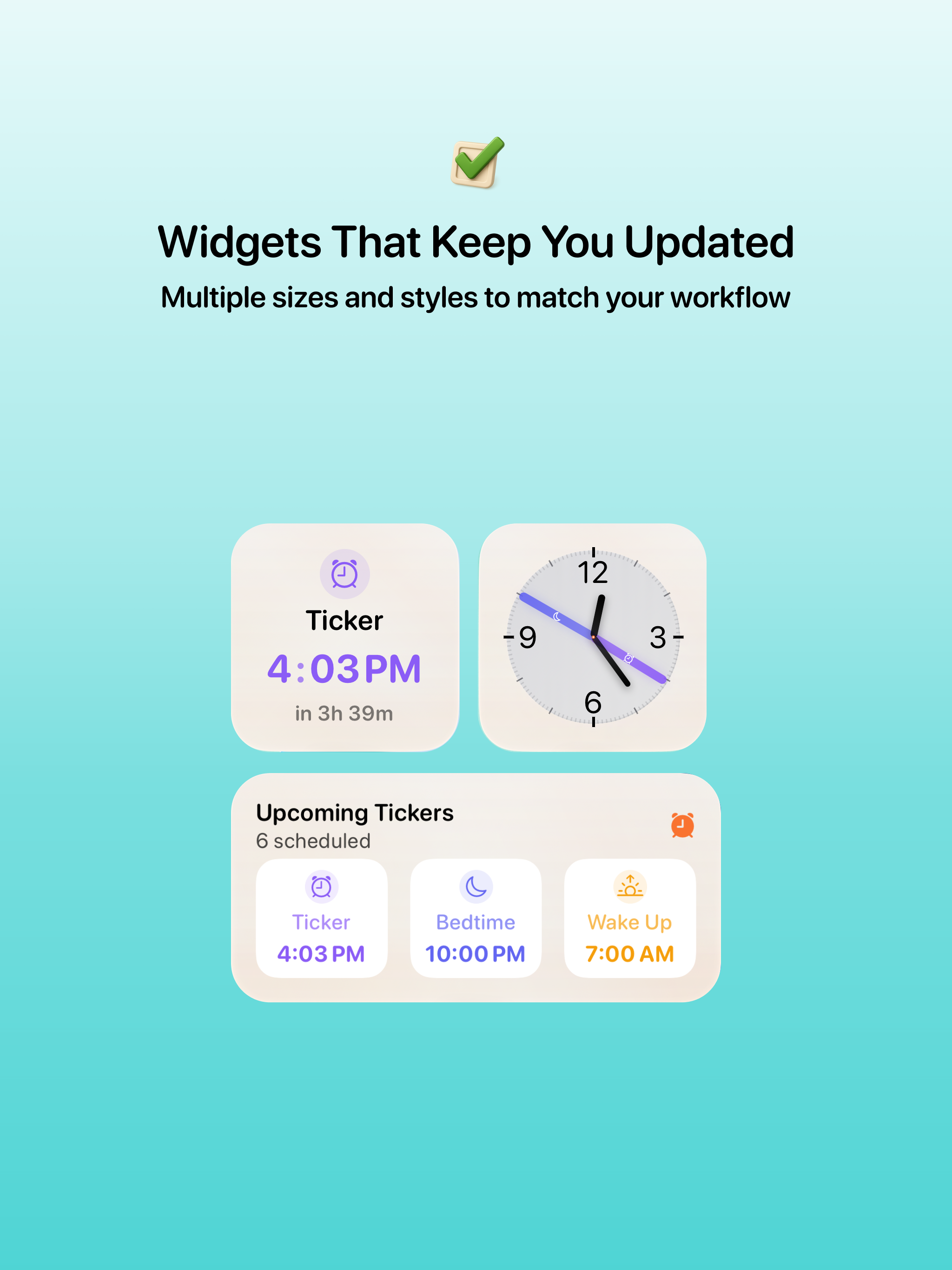 Ticker - Smart Alarms screenshot 11