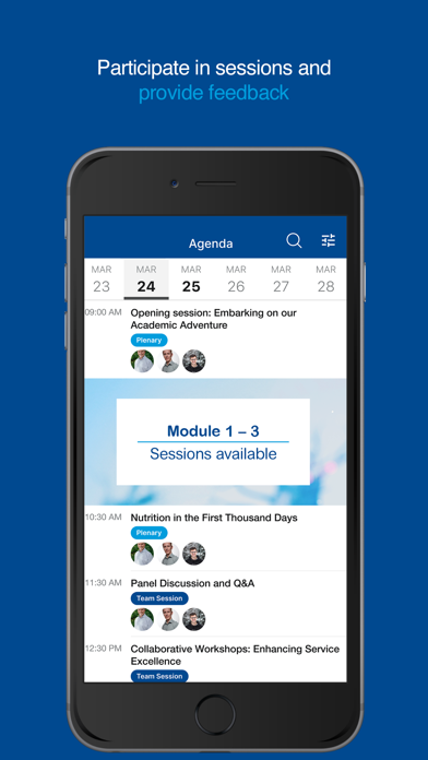 Mead Johnson Nutrition Events Screenshot