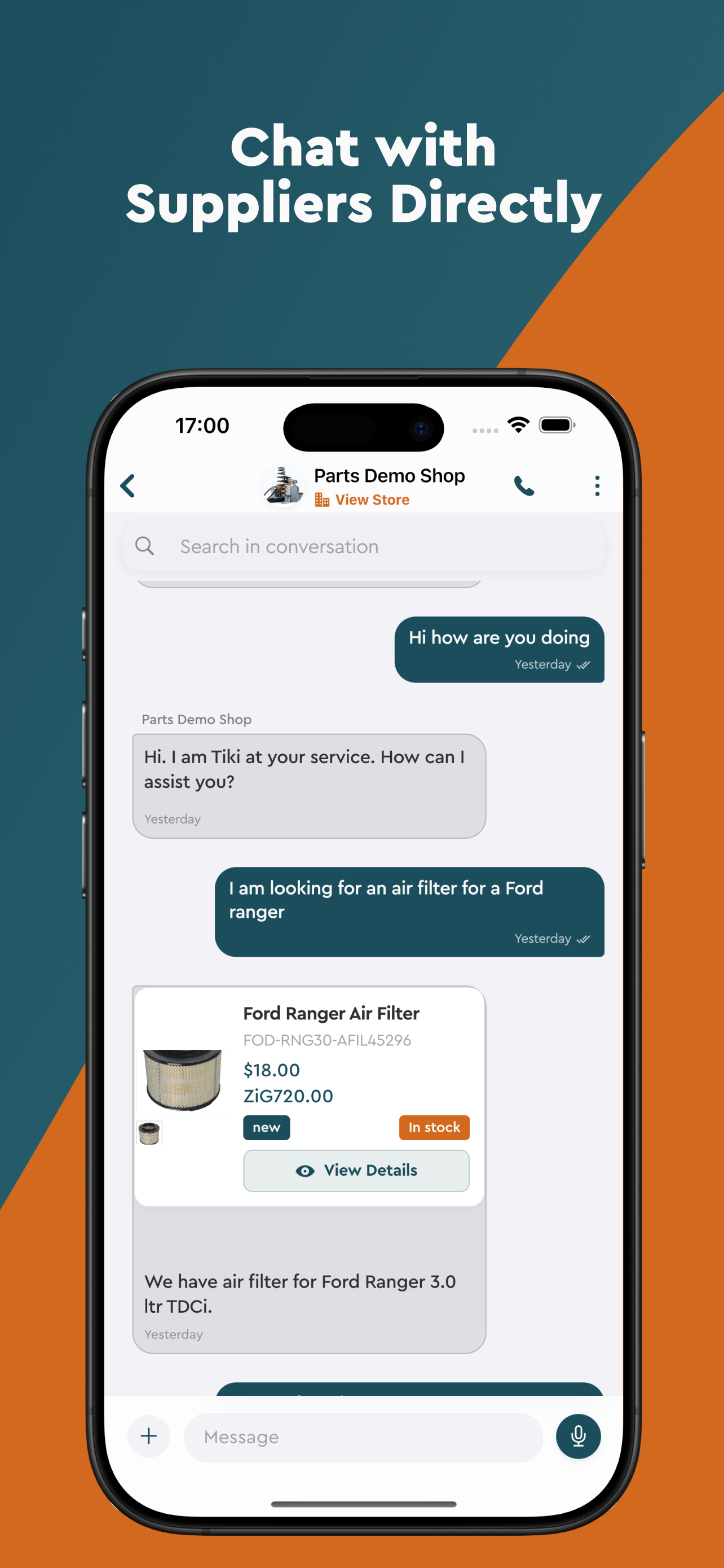 Twii: Smart Parts Finder