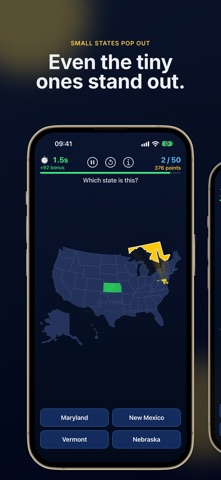 Guess the US State iPhone screenshot