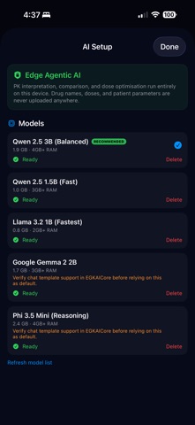 EGK AIPharmaCalc screenshot