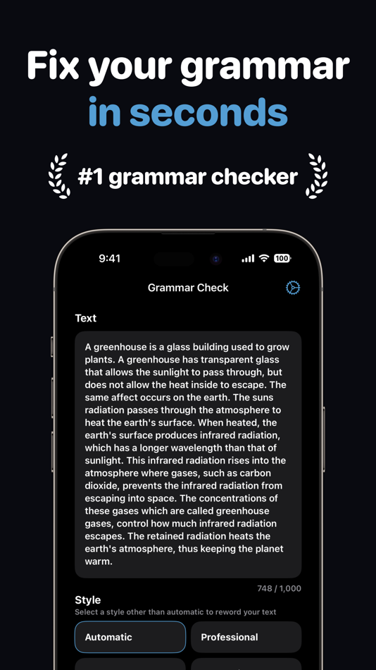 #3. AI Grammar Check: AI Writer (iOS) بواسطة: INNOVATIVE DIGITAL TECHNOLOGIES LIMITED
