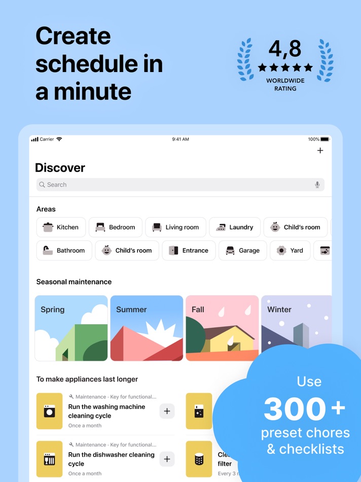 #2. Cleaning Schedule: NeatNook (macOS) 由: Yaroslav Voloshyn