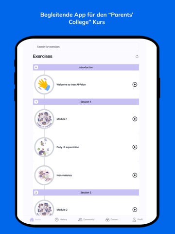 InterAPPtion iPad screenshot