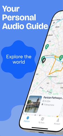 Narrando - Audio Tour Guide iPhone screenshot