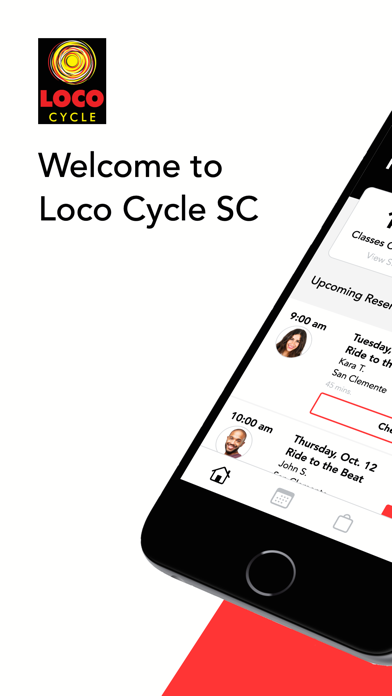 Loco Cycle SC app screenshot