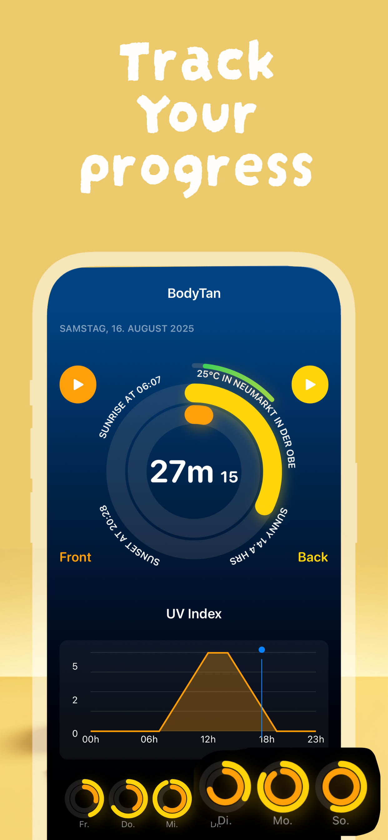 BodyTan: UV Tanning Tracker AI