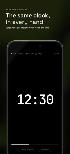 SpeakerTimer: Stage Clock screenshot 4