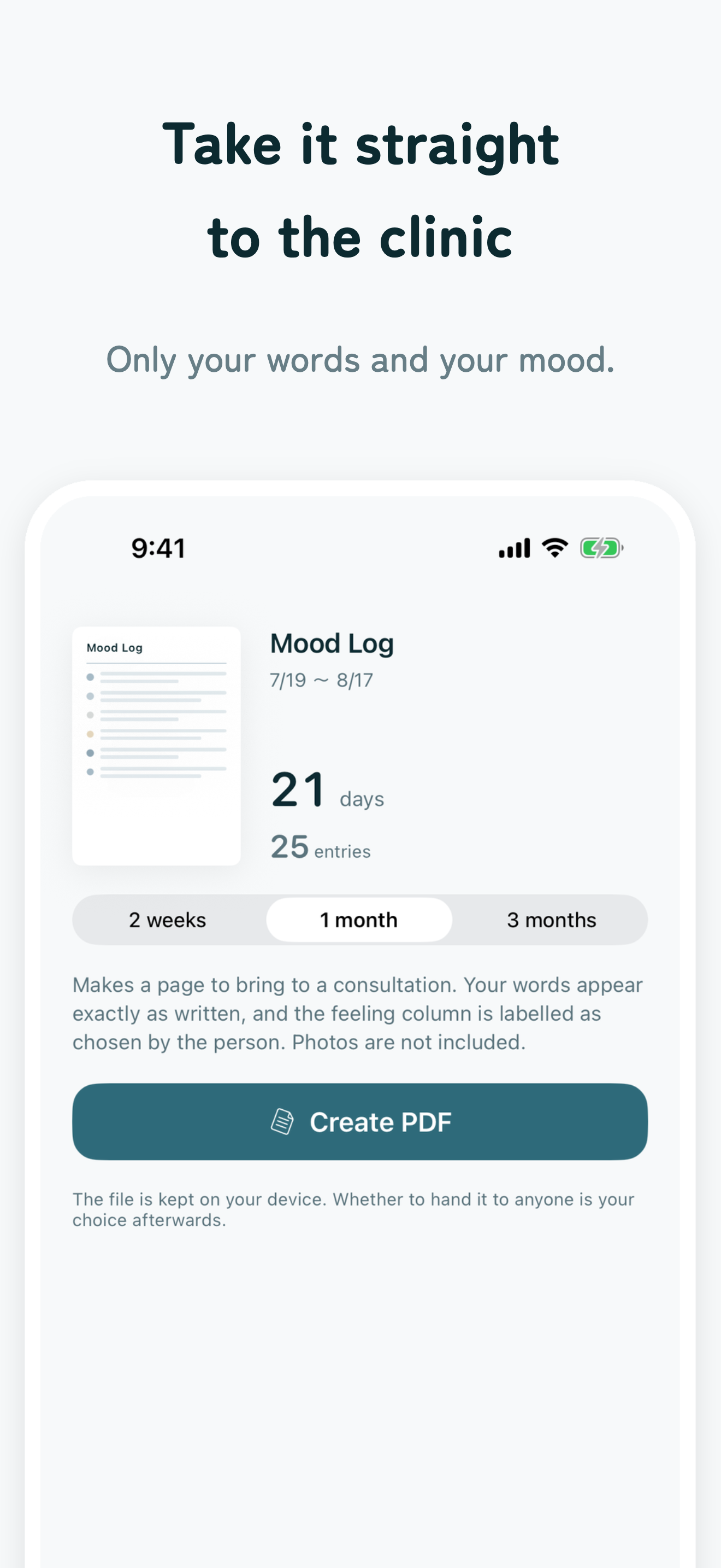 Kimochi: Mood Diary & Journal screenshot 6