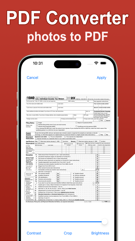 #4. PDF Scanner File Converter (iOS) Podle: Warlock Arts