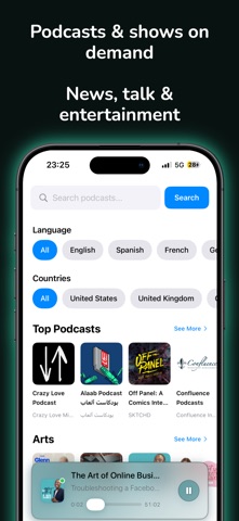 Ghana Radio stations - online iPhone screenshot