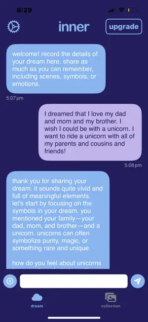 inner dream app screenshot 1