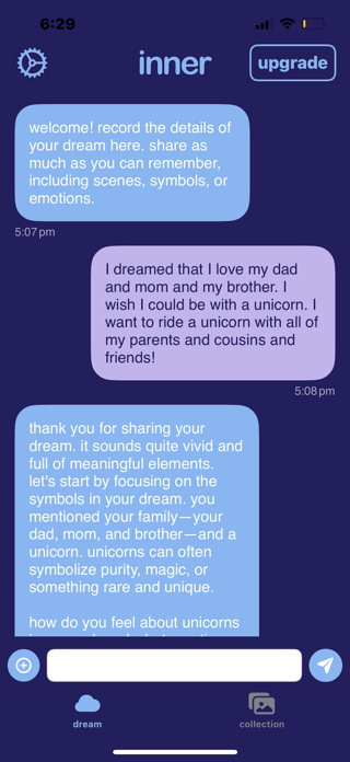 inner dream app Screenshot 1 of 6