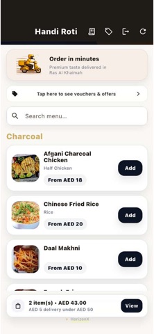 Handi Roti Restaurant screenshot