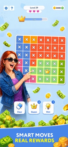 Queen Sudoku: Win Real Cash iPhone screenshot