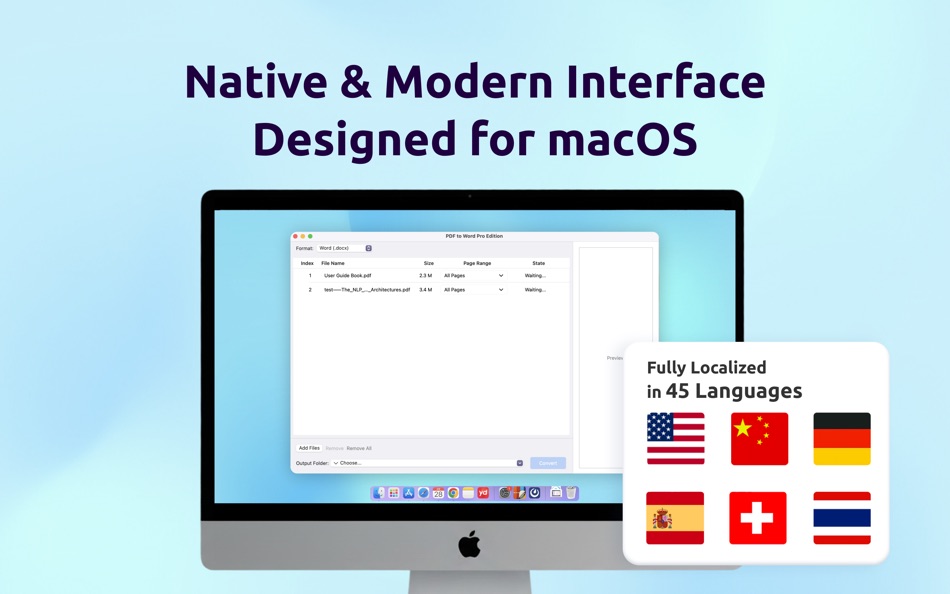 #2. PDF to Word Pro for Adobe PDFs (macOS) Ved: PDF Technologies, Inc.
