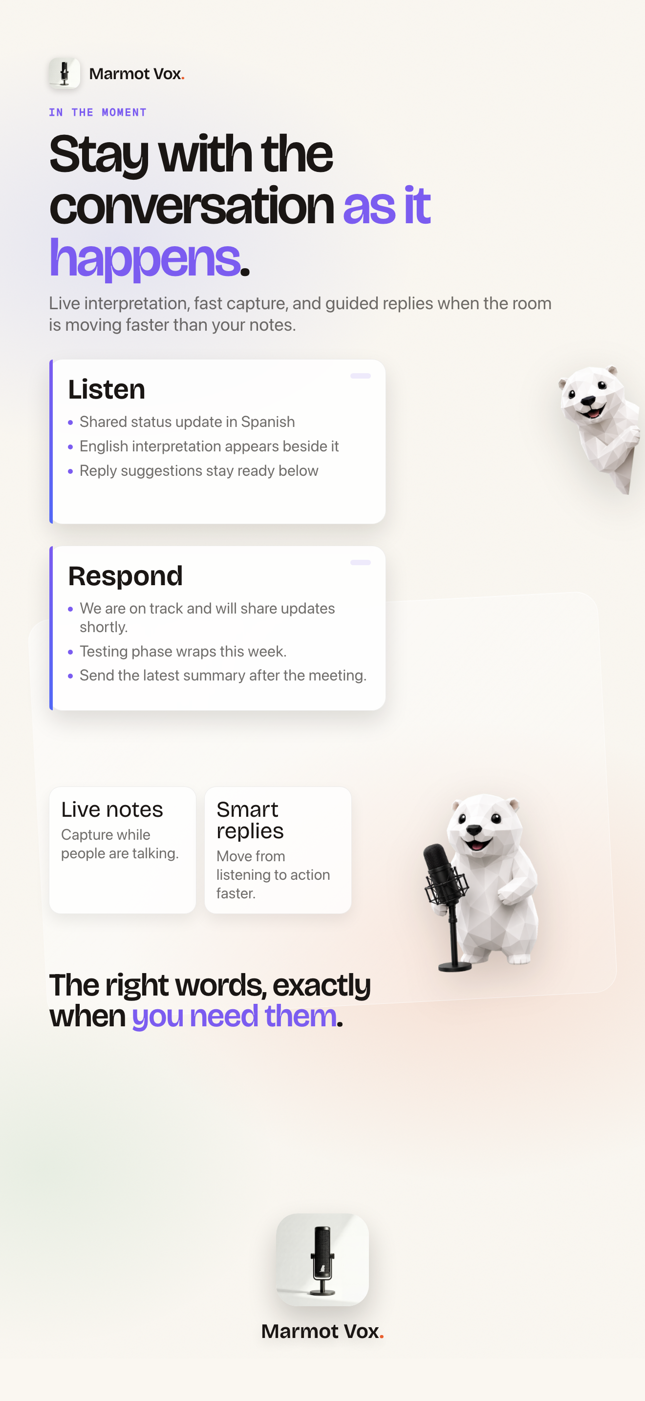 Marmot Vox: AI Meeting Notes screenshot 9