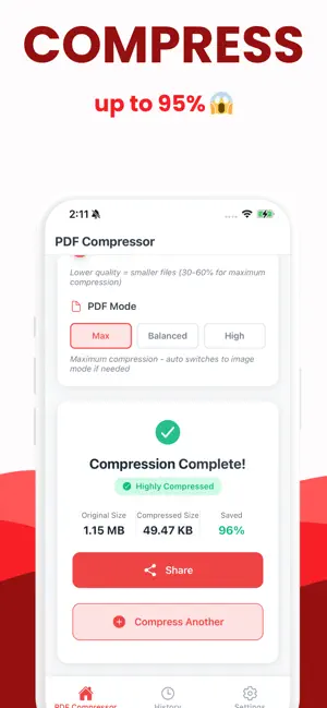 PDF Compressor • Compress PDF screenshot 2
