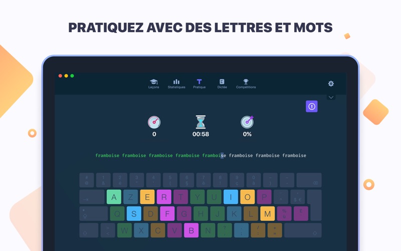 Screenshot #2 pour Master of Typing: Mon Clavier