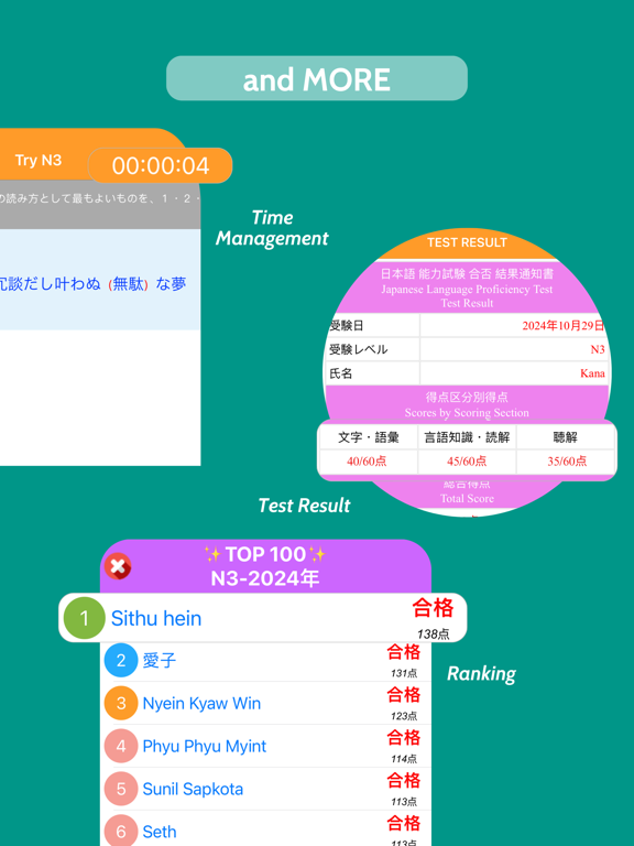 JLPT Test (N5-N1) iPad screenshot 5 - Education app